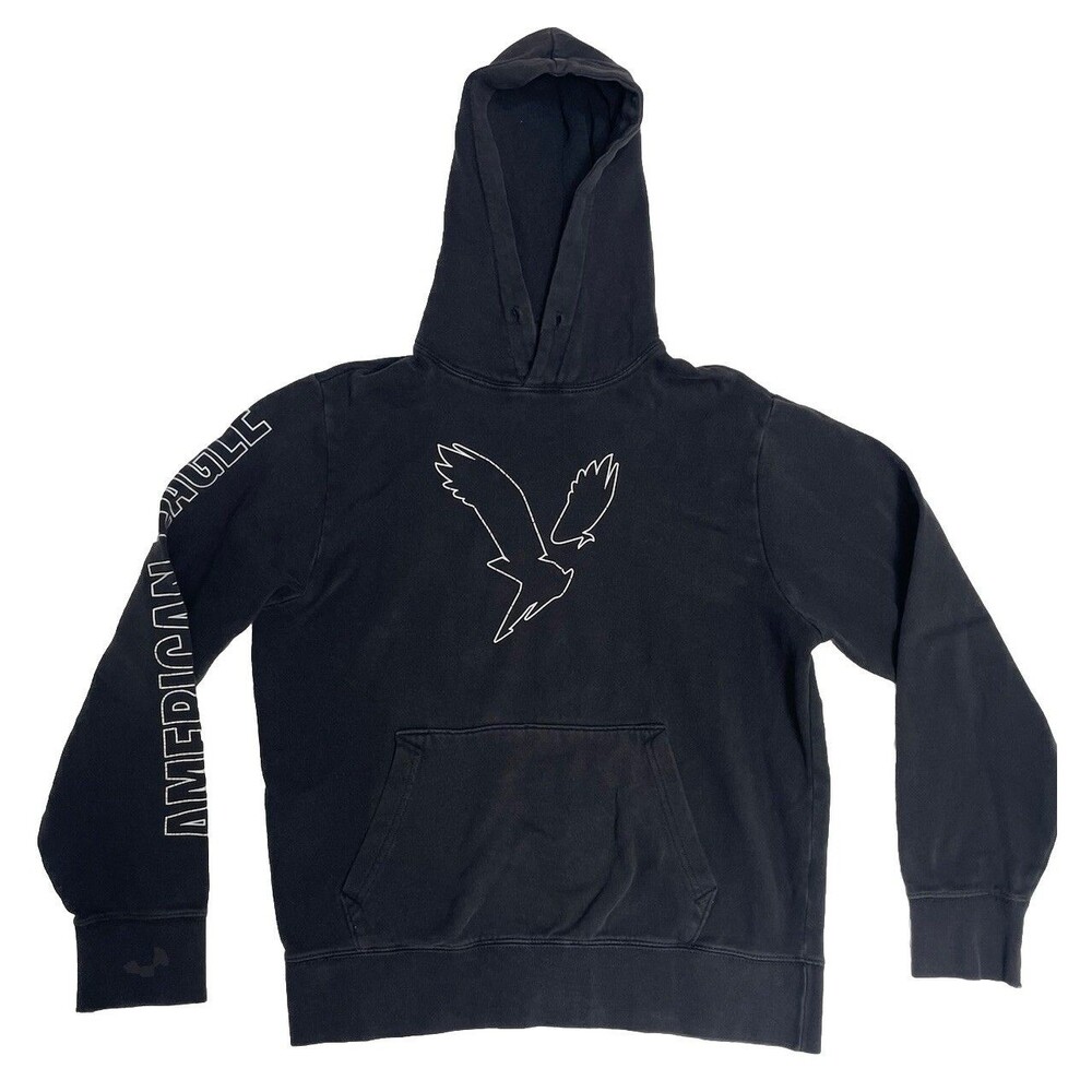 American Eagle Men's Super Soft Pullover Hoodie - Size Medium
